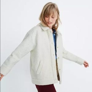 Madewell Bouclé Bomber Jacket